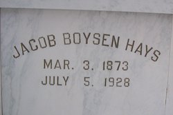 Jacob Boysen Hays 