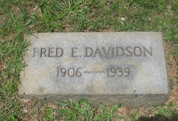 Fred E Davidson 