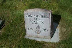 Mary Catherina <I>Ruf</I> Kautz 