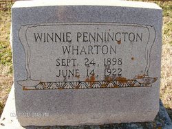 Winnie <I>Pennington</I> Wharton 
