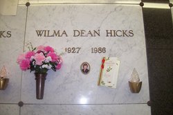 Wilma Dean <I>Hamilton</I> Hicks 