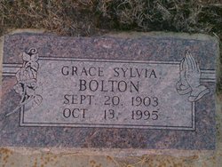 Grace Sylvia <I>Bell</I> Bolton 