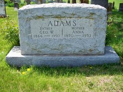 Anna M. “Annie” <I>Haller</I> Adams 