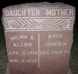 Wilma R. <I>O'Brien</I> Allen 