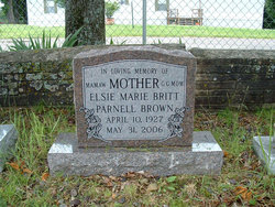 Elsie Marie <I>Britt</I> Parnell_Brown 