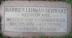 Harriet Heitler <I>Lehman</I> Schwarz 