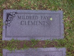 Mildred Faye <I>Haynes</I> Clements 