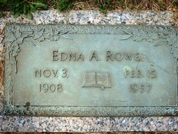 Edna Anther <I>Troxell</I> Rowe 