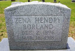 Zena <I>Hendry</I> Borland 