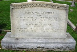 Mary Rebecca <I>Simmons</I> Mahler 