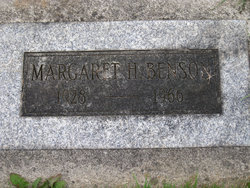 Margaret Hattie <I>Hinman</I> Benson 
