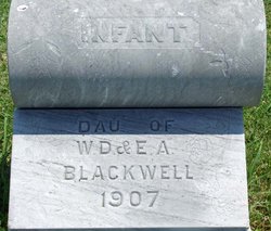 Infant Daughter Blackwell 