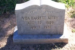 Vida Mona <I>Barrett</I> Autry 