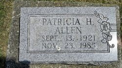 Patricia J. <I>Hofmann</I> Allen 