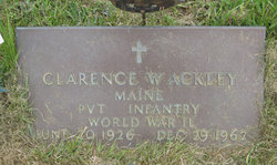 Clarence W Ackley 