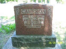 Janet <I>Quesnel</I> Cameron 