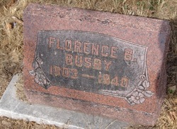 Florence Blanche <I>Huffman</I> Busby 