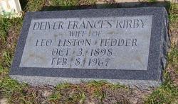 Diever Frances <I>Kirby</I> Tedder 