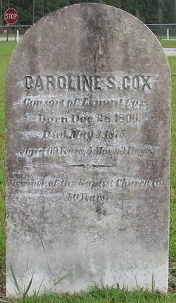 Caroline S <I>Fickling -Burke</I> Cox 