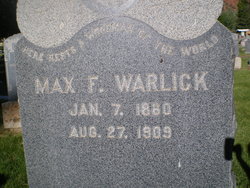 Maxwell Franklin “Max” Warlick 