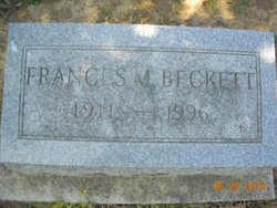 Frances Millie <I>Anderson</I> Beckett 