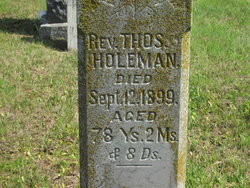Rev Thomas Holeman 