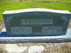 George Washington “Washie” Vaughan 