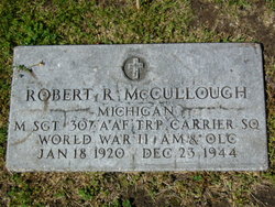 MSGT Robert R McCullough 