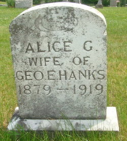 Alice Gertrude <I>Gerard</I> Hanks 