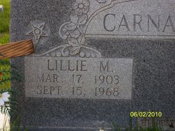 Lillie Mae <I>Boyer</I> Carnahan 