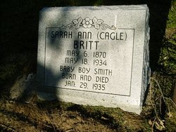 Sarah Ann <I>Cagle</I> Britt 