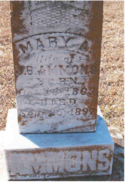 Mary A. <I>Beggs</I> Ammons 