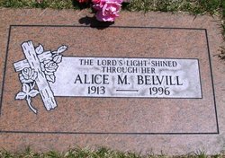 Alice Mildred <I>Marsh</I> Belvill 