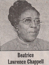 Beatrice <I>Lawrence</I> Chappell 