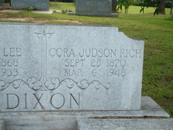 Cora Judson <I>Rich</I> Dixon 