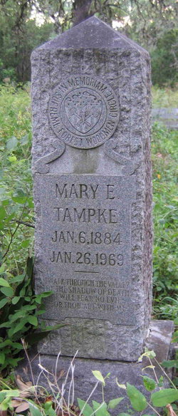 Mary Elizabeth <I>Alig</I> Tampke 