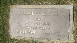 PVT Frank W. Brown 