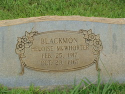 Heloise <I>McWhorter</I> Blackmon 