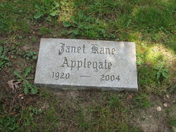 Janet Campbell <I>Kane</I> Applegate 
