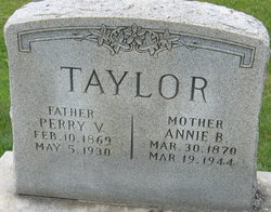Annie Belle <I>Carter</I> Taylor 