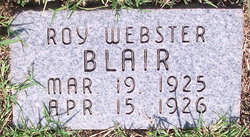 Roy Webster Blair 