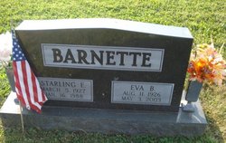 Eva Blanche <I>Stoops</I> Barnette 