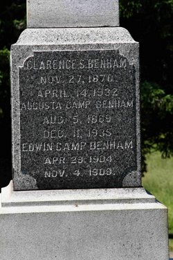 Augusta W. <I>Camp</I> Benham 