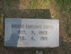 Biddie Emeline Davis 
