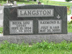 Belva Lou <I>Louks</I> Langston 