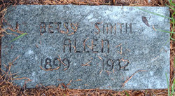Betsy <I>Smith</I> Allen 