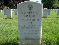 Pvt Ernest A Adario 