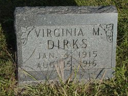 Virginia M Dirks 