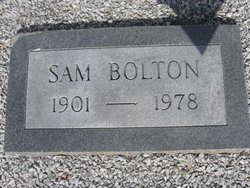 Samuel Luther “Sam” Bolton 