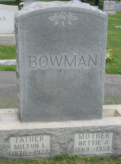 Bettie Jane <I>Baber</I> Bowman 